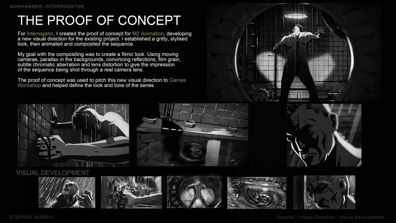 WARHAMMER 40,000 INTERROGATOR portfolio page