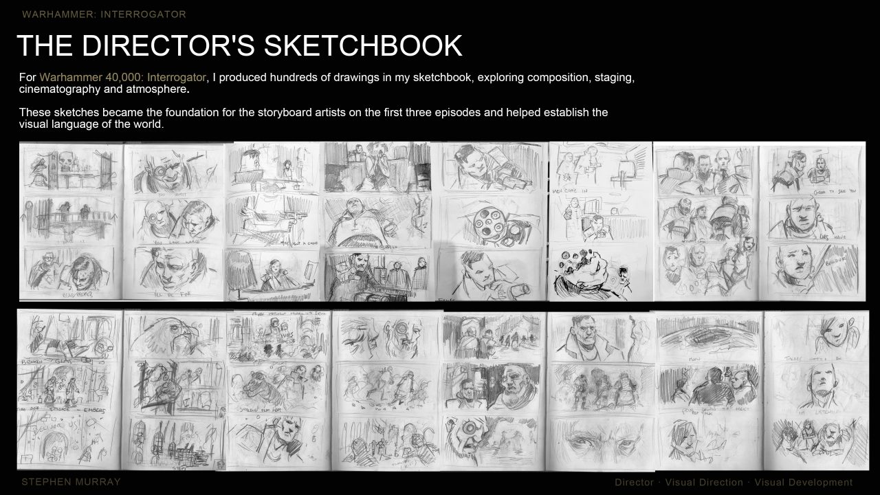 WARHAMMER 40,000 INTERROGATOR portfolio page
