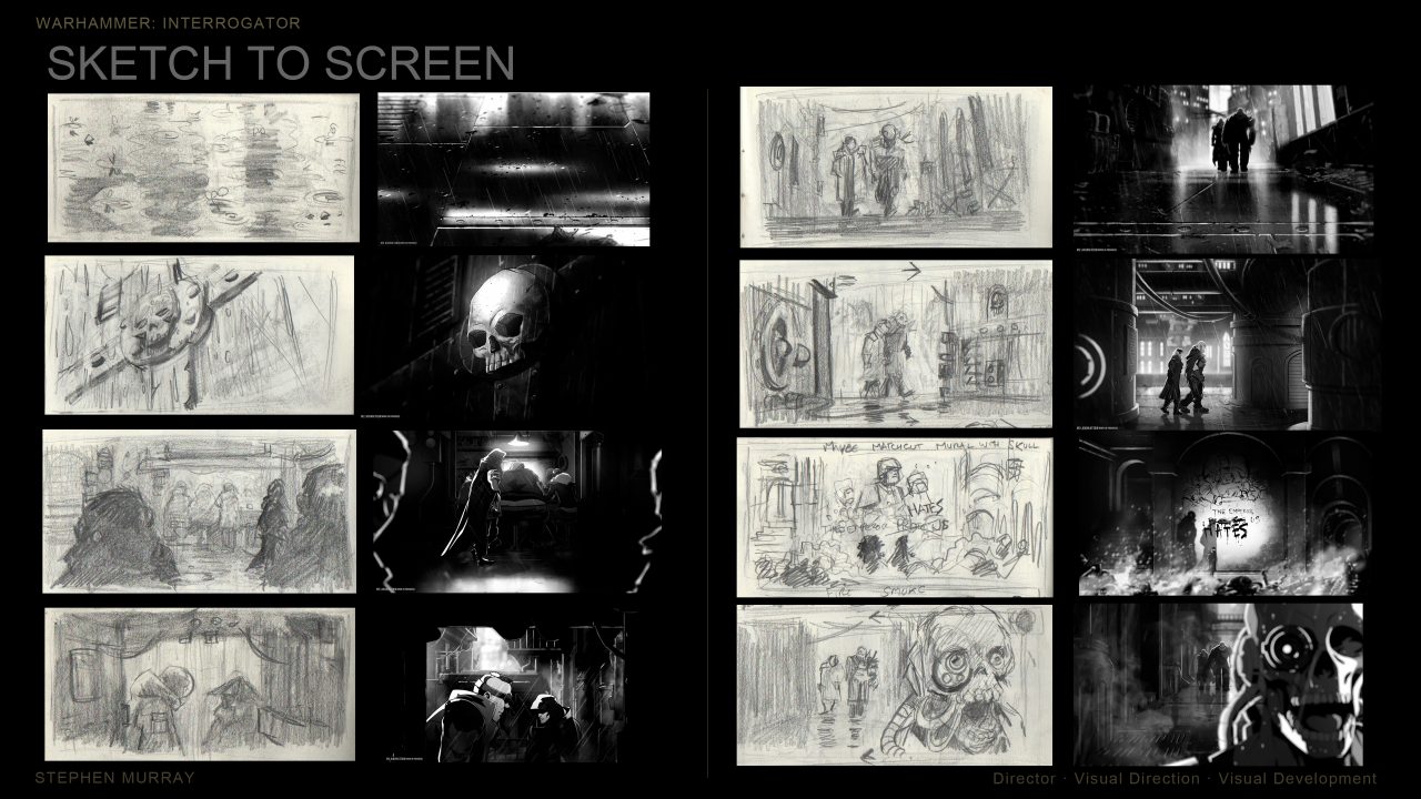 WARHAMMER 40,000 INTERROGATOR portfolio page