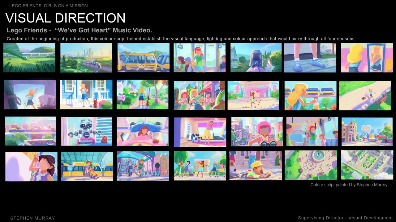 LEGO FRIENDS GIRLS ON A MISSION portfolio page