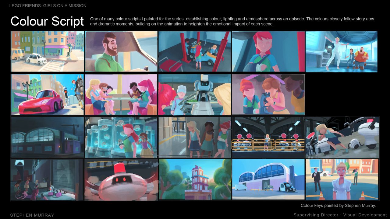 LEGO FRIENDS GIRLS ON A MISSION portfolio page