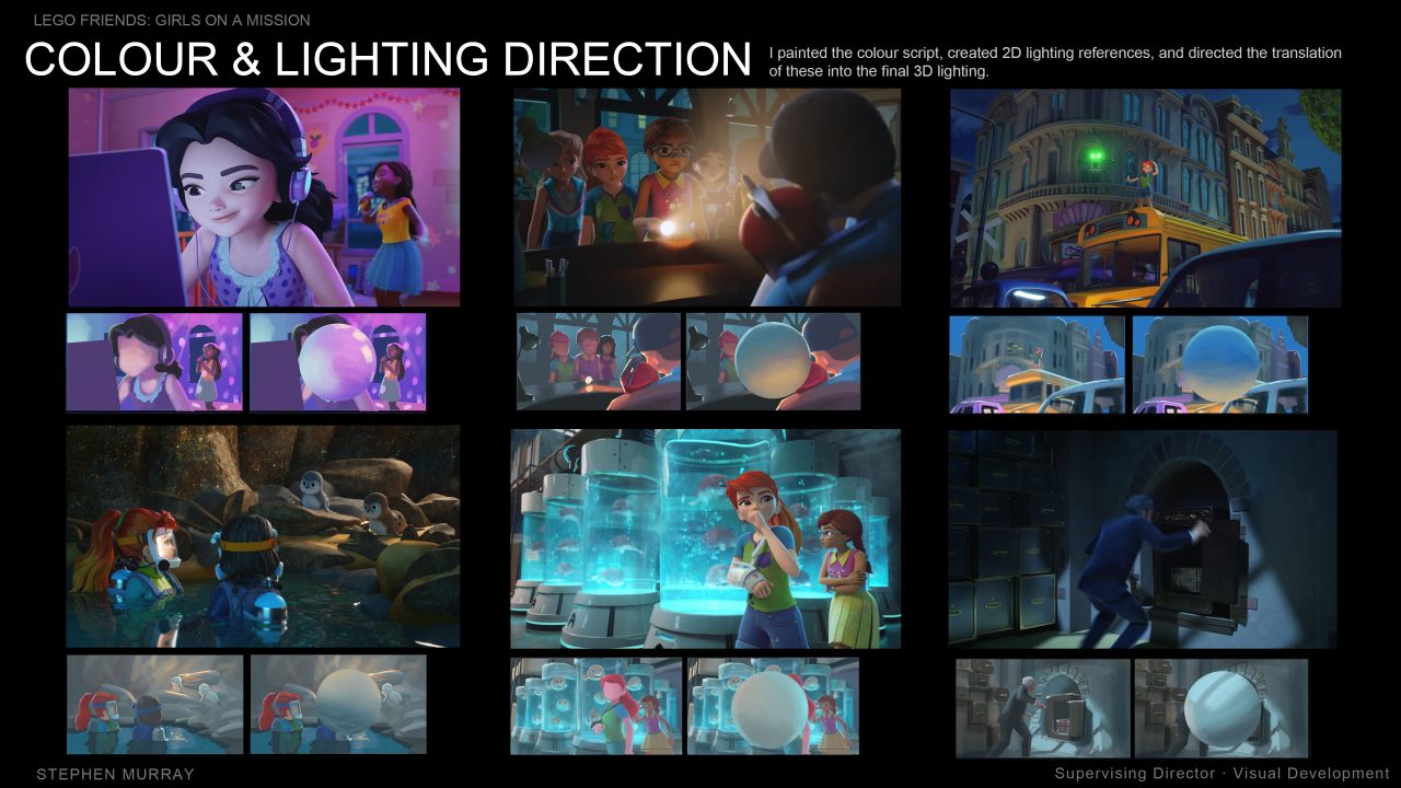 LEGO FRIENDS GIRLS ON A MISSION portfolio page