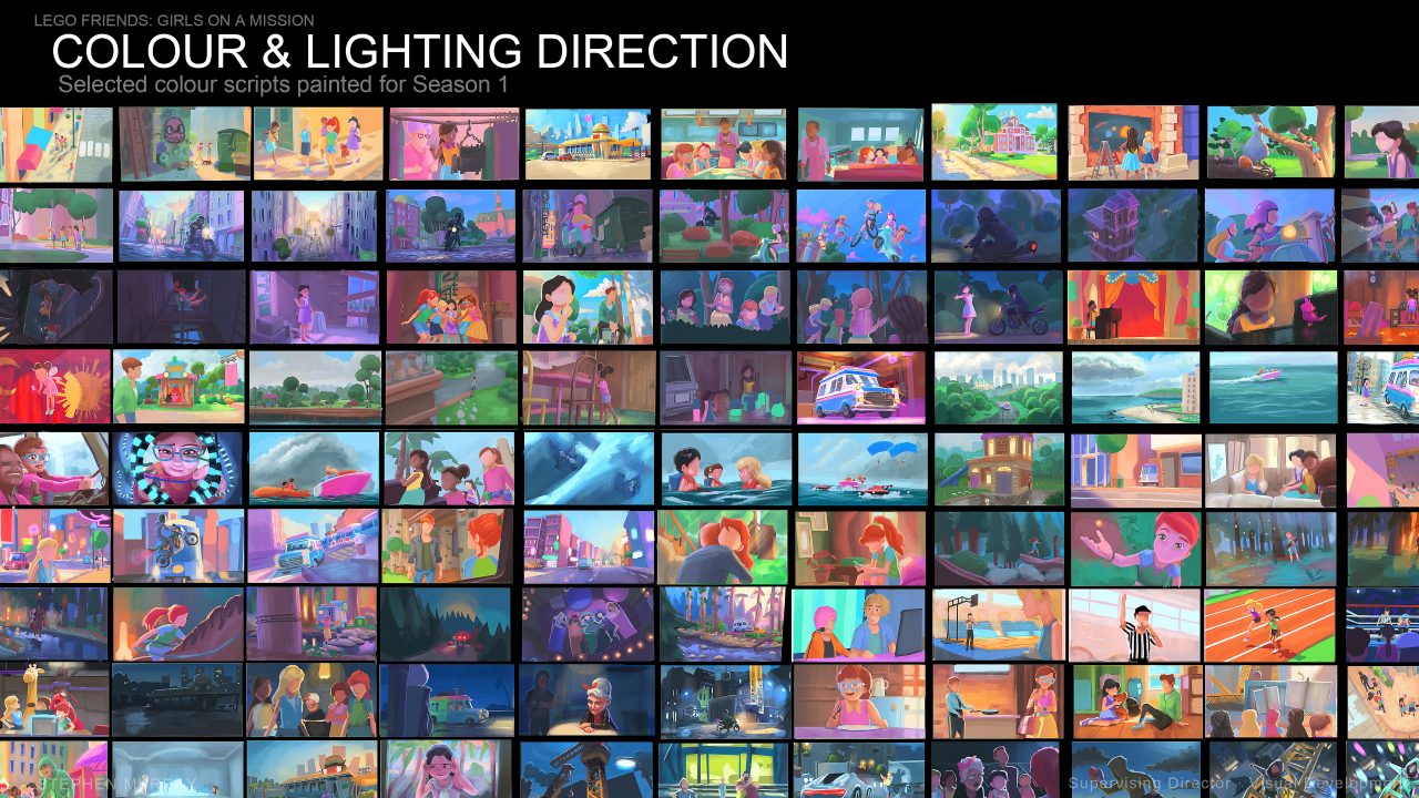LEGO FRIENDS GIRLS ON A MISSION portfolio page