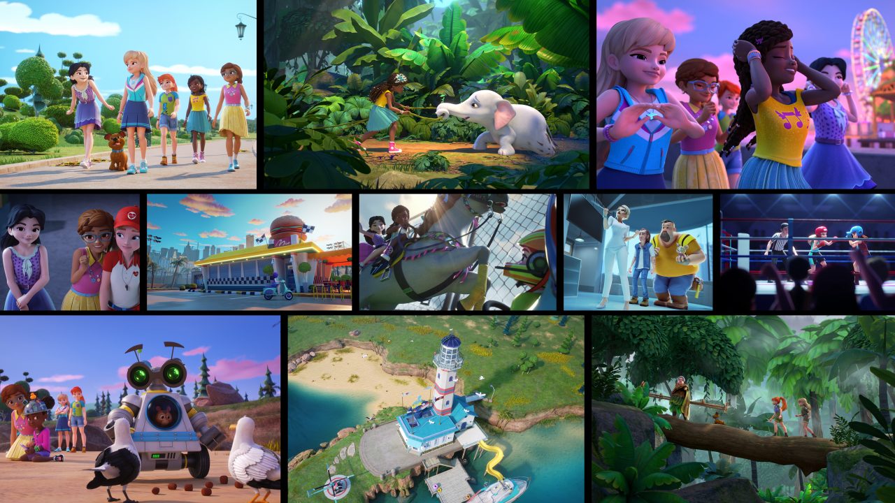 LEGO FRIENDS GIRLS ON A MISSION portfolio page